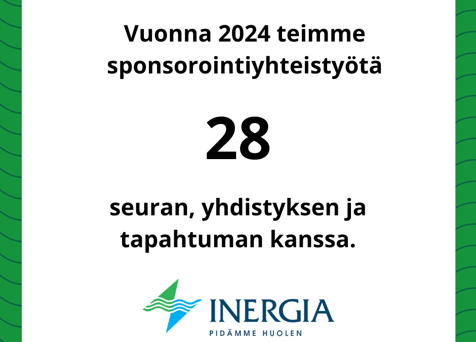 Kevään sponsorointihaku käynnistyi – hakuaika on 17.-28.3.2025